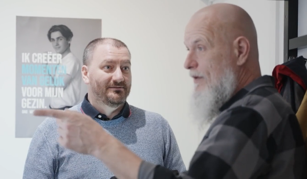 Axl Peleman op bezoek in Escapade